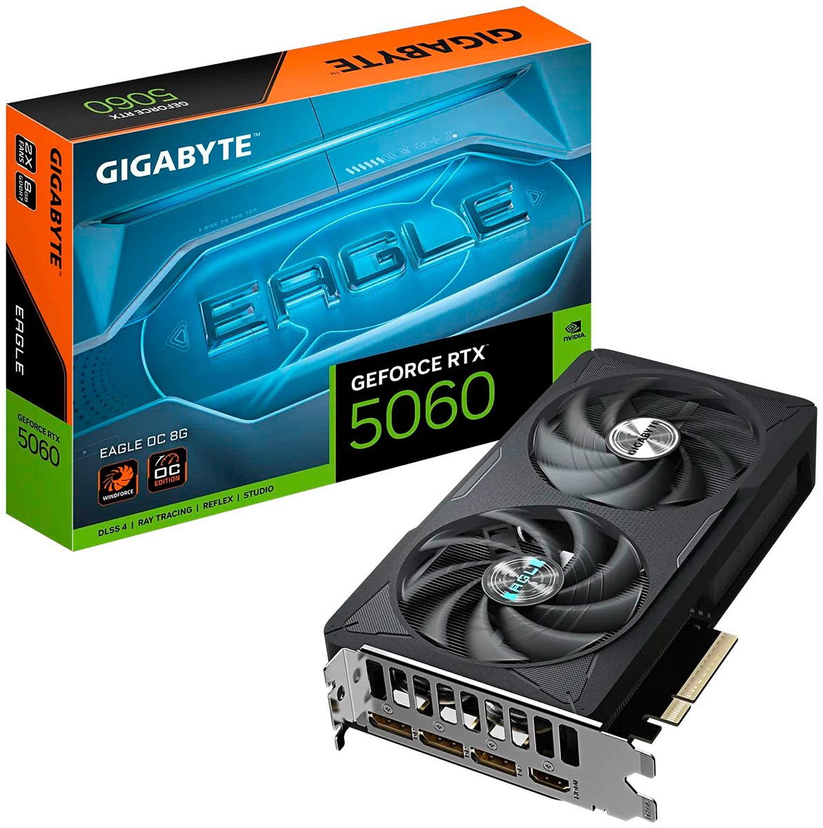 Изображение товара Видеокарта Gigabyte GeForce RTX 5060 EAGLE OC 8GB (GV-N5060EAGLE OC-8GD)