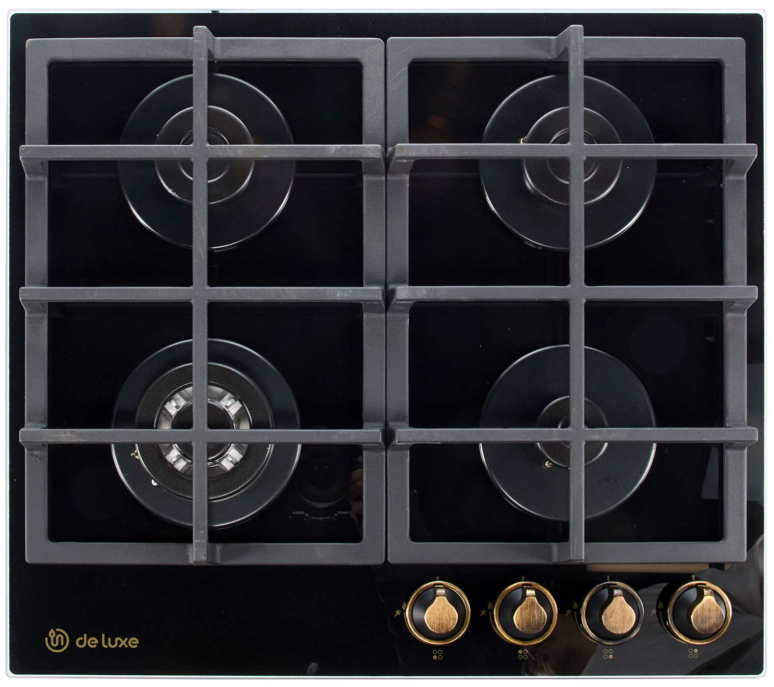 

Газовая варочная панель De luxe GG4 750229F-TC-150, Черный
