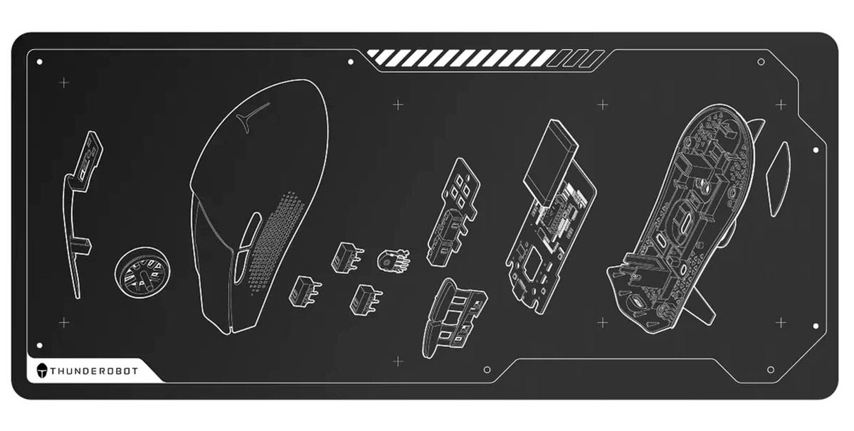 Изображение товара Коврик для мышек Thunderobot MG9 Isoplane тканевый с прорезиненной основой