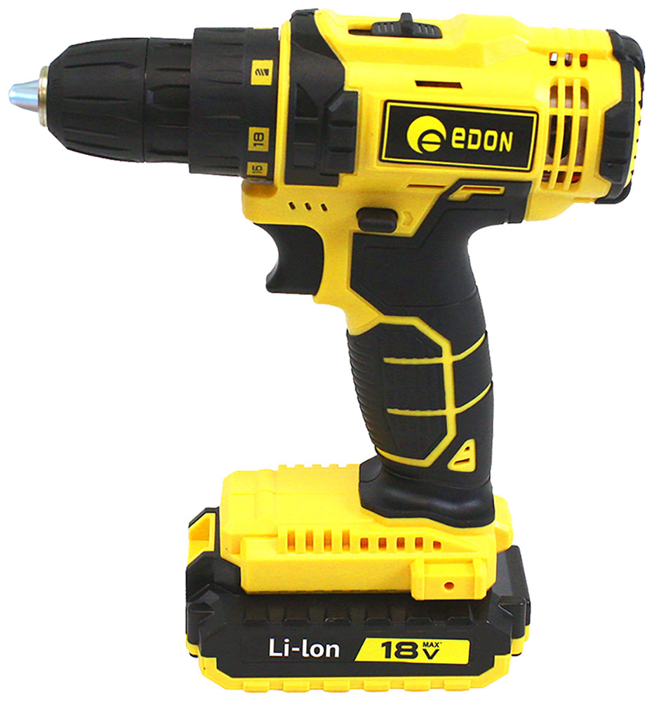 

Аккумуляторная дрель Edon Edon AD-18E, набор
