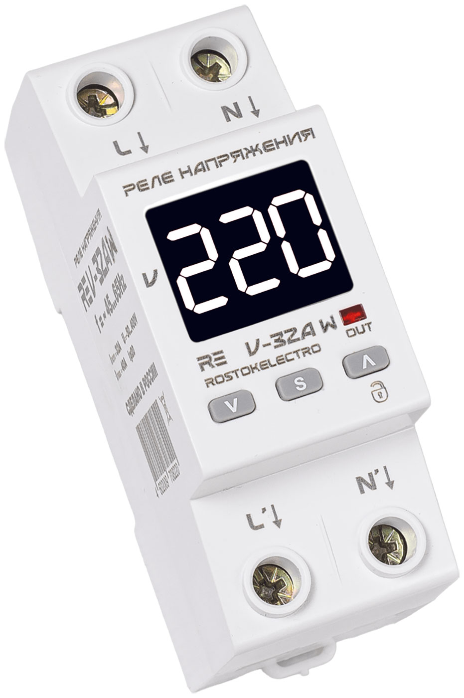 Изображение товара Реле напряжения RE V-32A W
