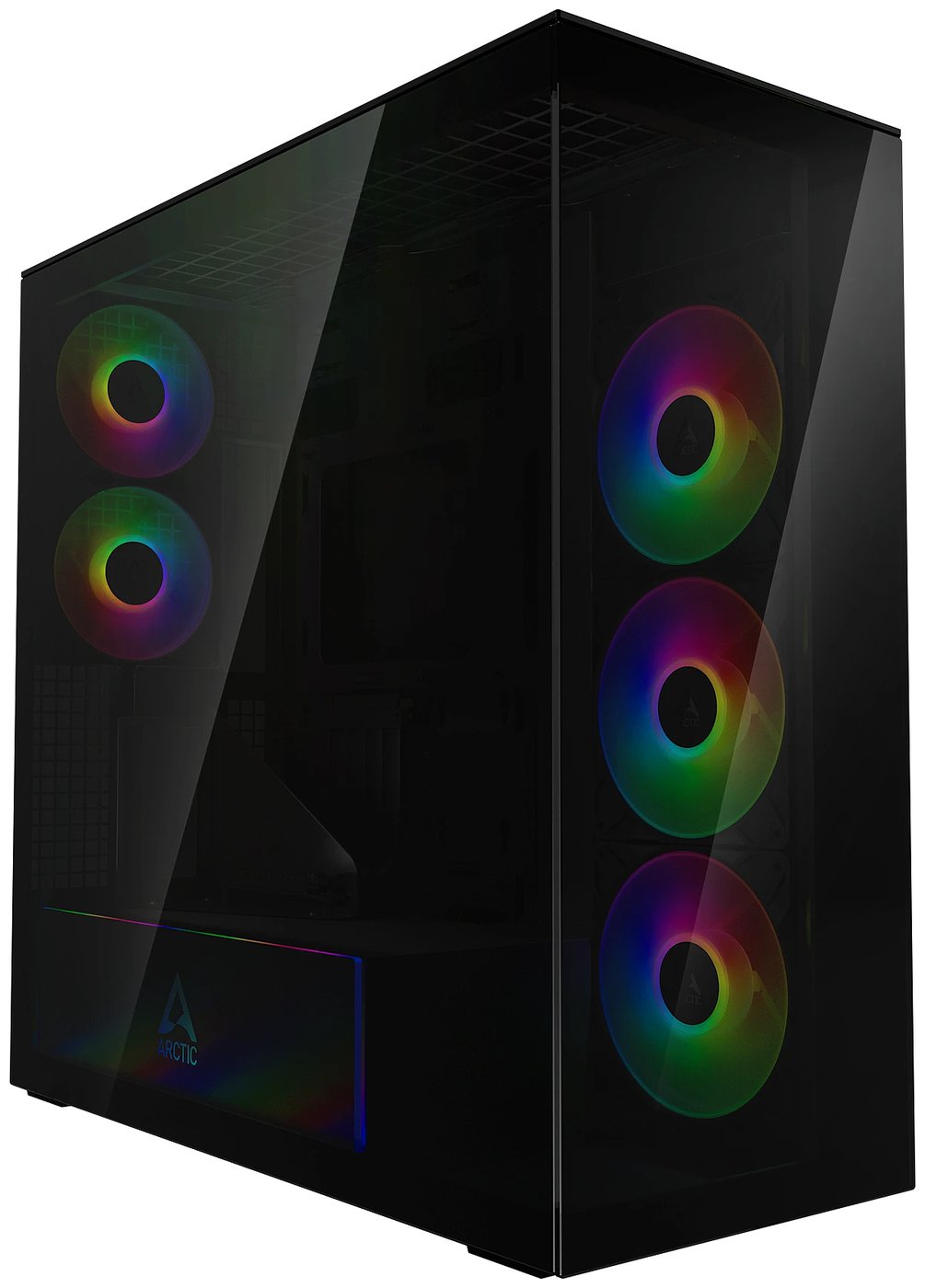 Изображение товара Компьютерный корпус Arctic Xtender VG Black с RGB и остеклением