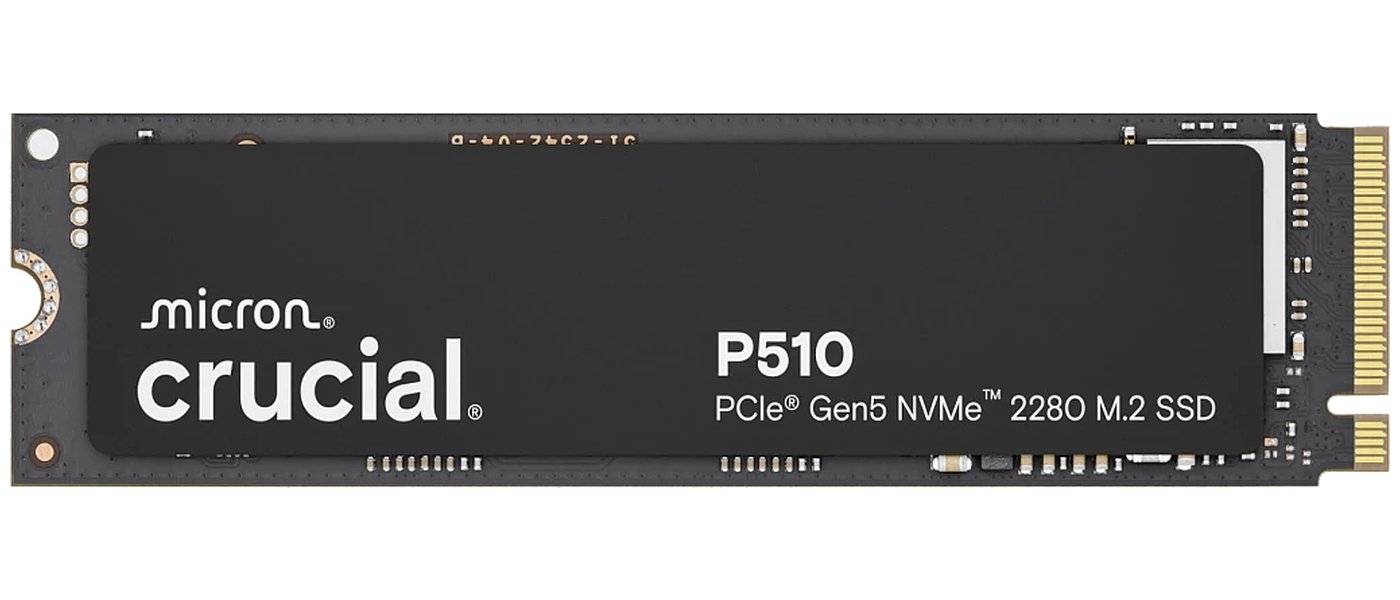 Изображение товара Crucial 2TB P510 PCIe 5.0 NVMe SSD M.2 2280