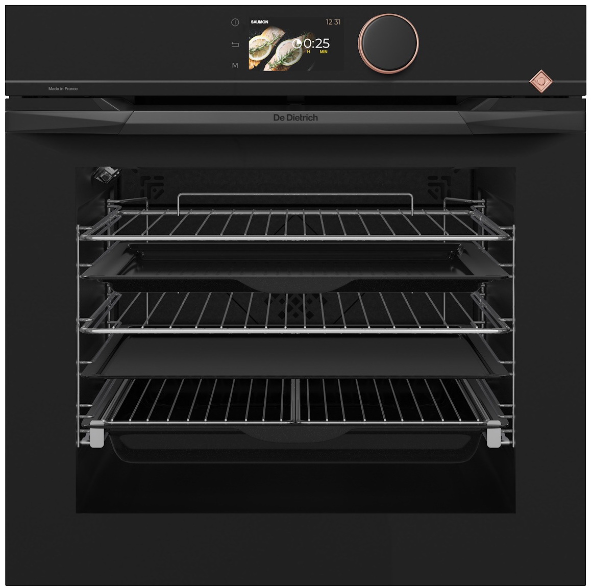 Изображение товара Электрический духовой шкаф De Dietrich DOP4746HT с функцией Air Fry и пиролитической очисткой