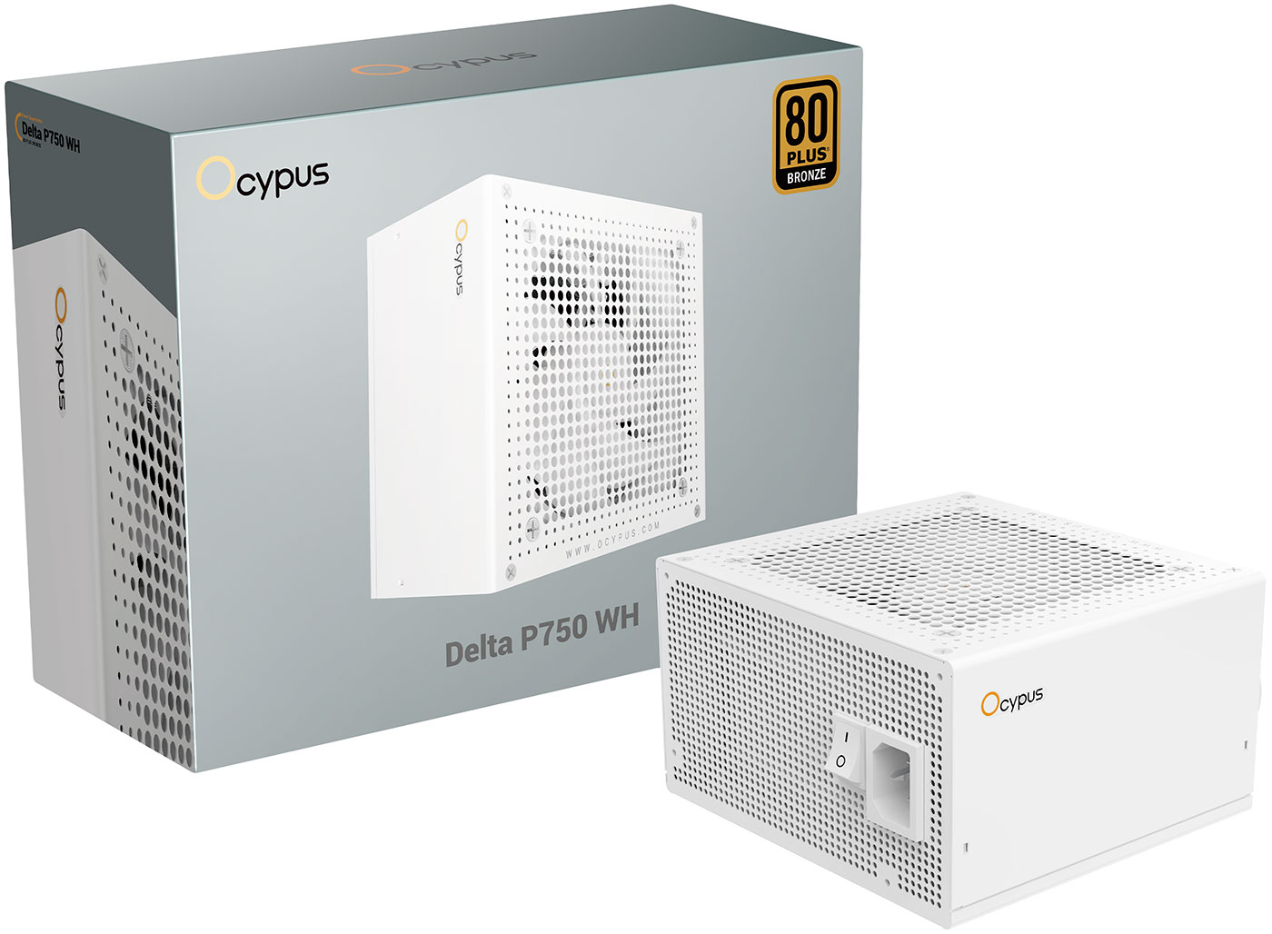 Изображение товара Блок питания Ocypus Delta P750 WH 750W 80+ Bronze ATX 3.1