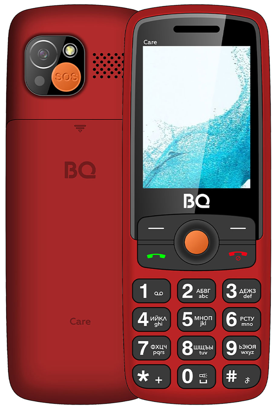 Изображение товара Мобильный телефон BQ 2459 Care Red