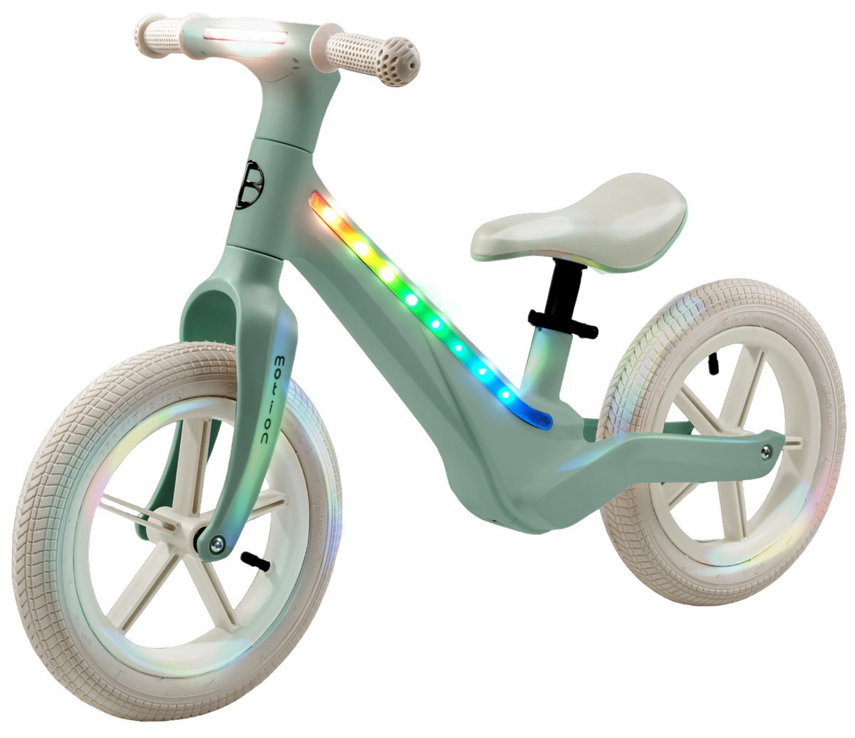 Изображение товара Беговел Amarobaby Motion зеленый/молочный