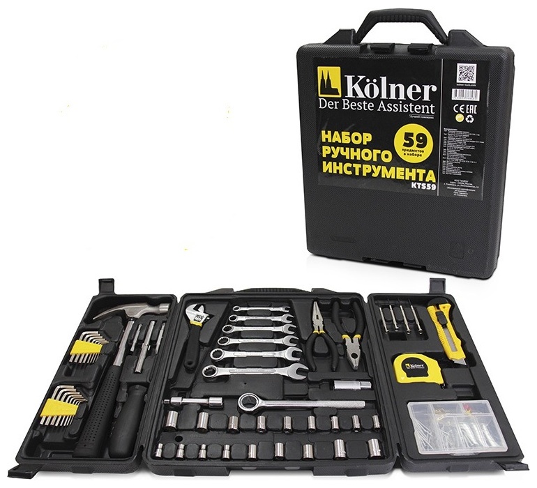 Набор инструментов Kolner KTS 59 набор двухсторонних крючков для вязания 13 см металл диаметр 1 8 мм микс 5 шт