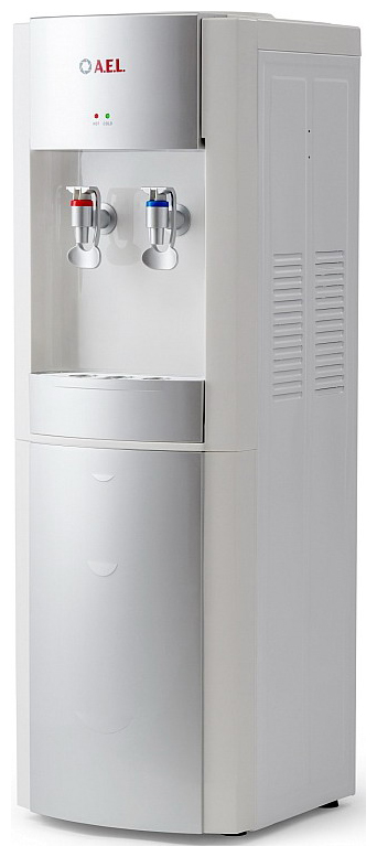 Изображение товара Кулер для воды AEL LD-AEL-28 белый серебряный напольный с верхней загрузкой