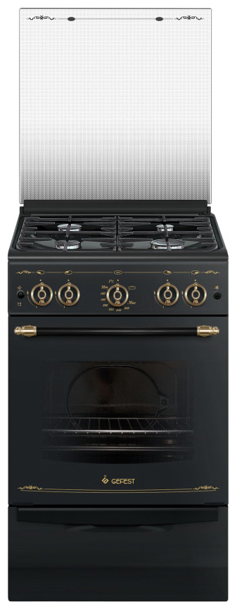 Изображение товара Газовая плита Gefest ПГ 5100-02 0187 с духовкой и грилем черная