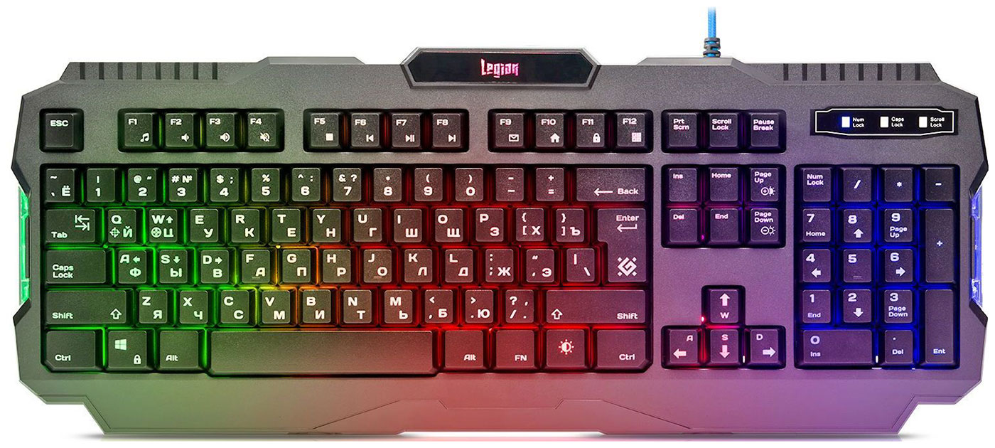 Изображение товара Игровая клавиатура Defender Legion GK-010 DL 45010