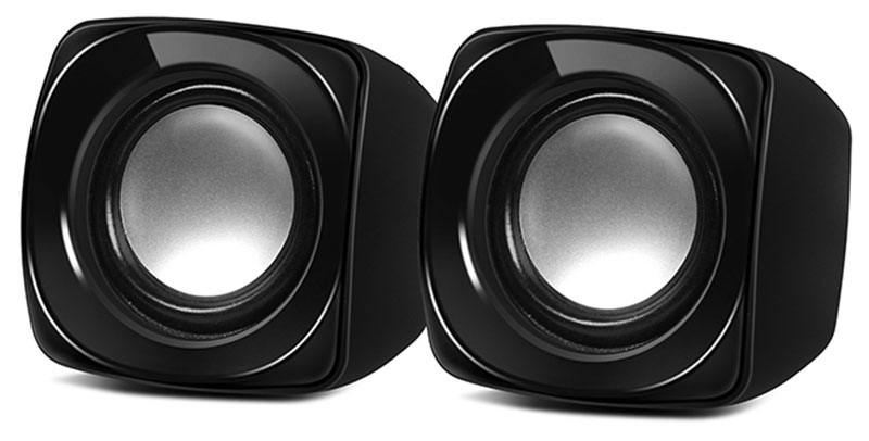 Изображение товара Акустическая система SVEN 120 2.0 черный 5Вт компактная для ноутбуков ПК