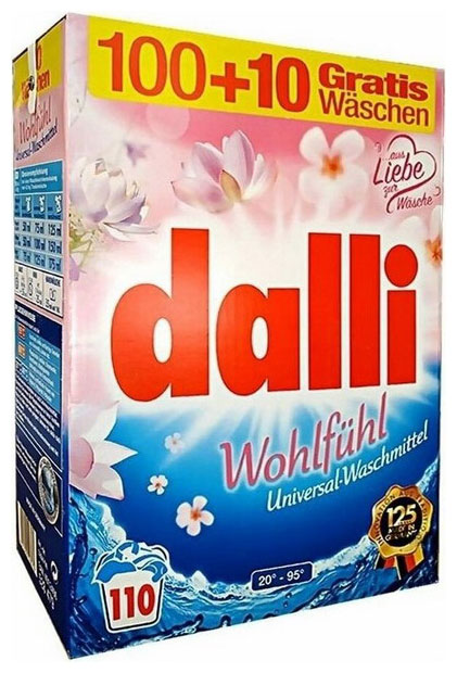 Средство для стирки DaLLi Wohlfuhl 7,15 кг. 528479 стиральный порошок kresays colours экологичный гипоаллергенный для цветного белья 2 5 кг