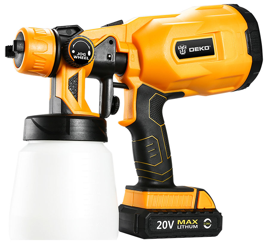 

Краскопульт Deko DKSG20K2, 120W, 800 мл желтый