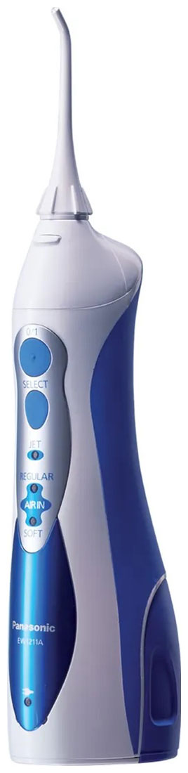 Изображение товара Ирригатор полости рта Panasonic EW1211 A321, белый, синий