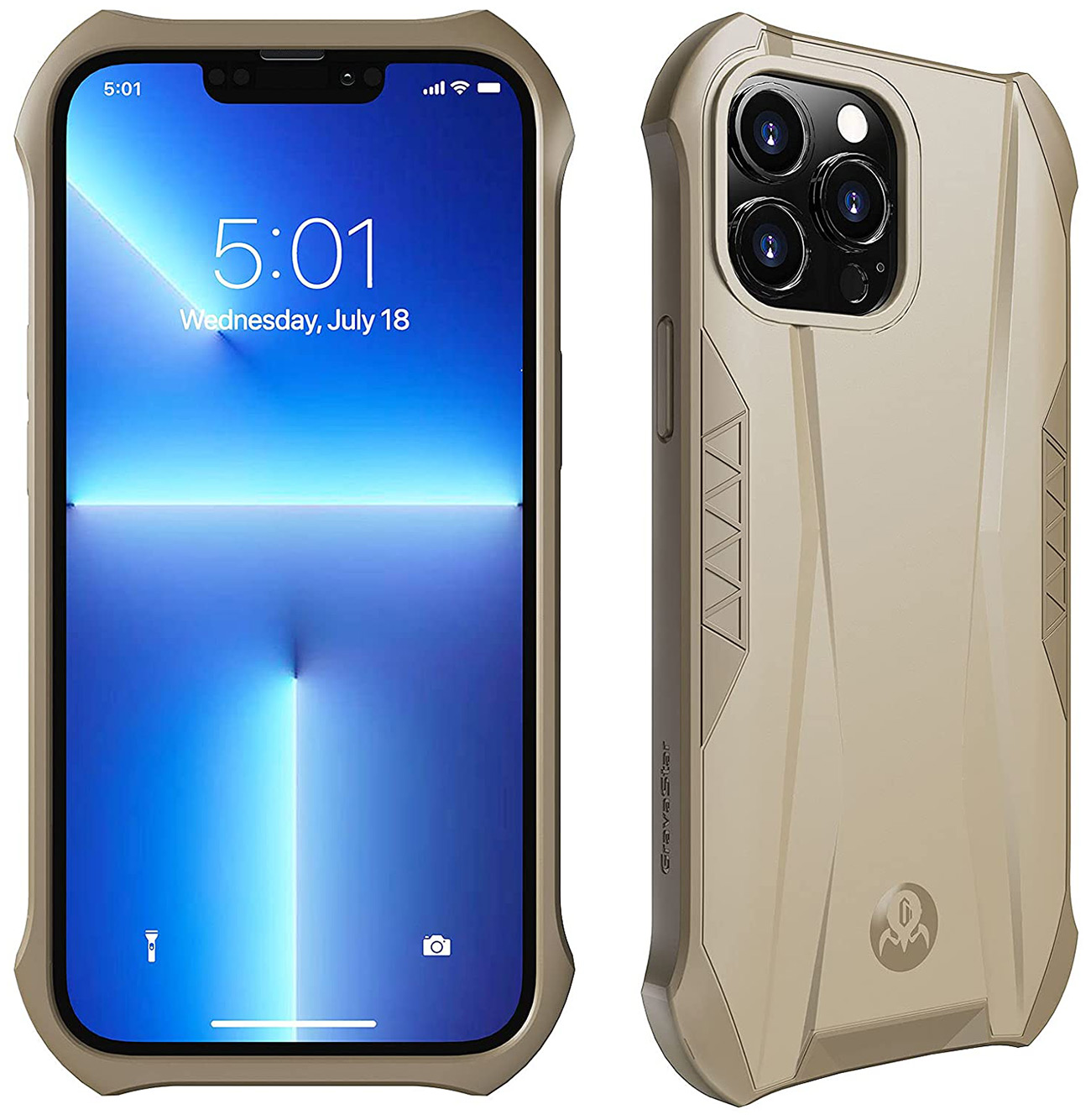 Чехол для смартфона Gravastar iPhone 13 Pro Max Ferra Desert Sand чехол apple iphone 12 pro max leather magsafe deep violet