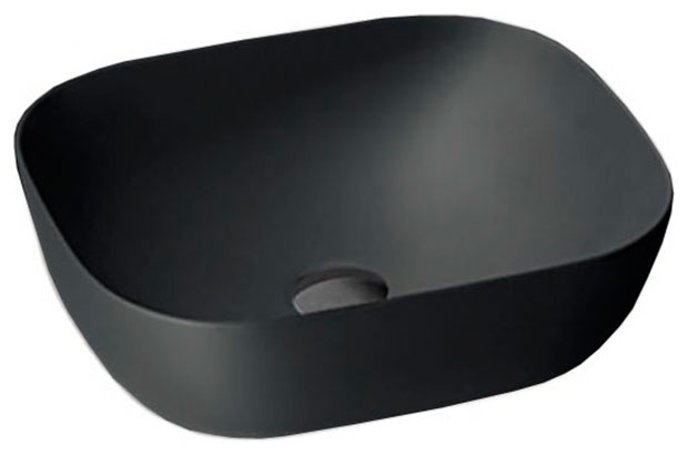 Изображение товара Раковина Aquanet Lake-1-MB 39,5 черный черный (LAKE-1-MB)