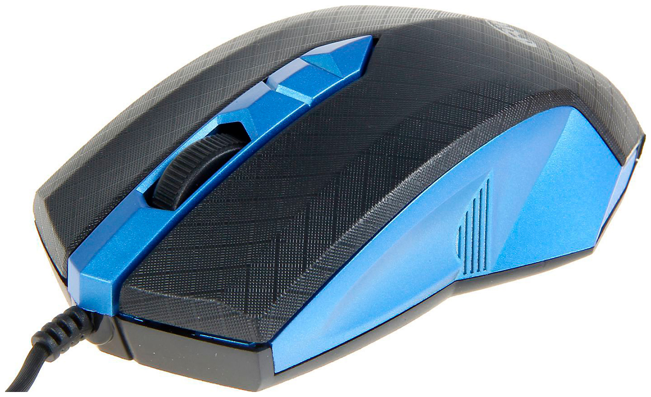 Проводная мышь для ПК Ritmix ROM-202 BLUE клавиатура мышь hiper os 1000 usb черный os 1000