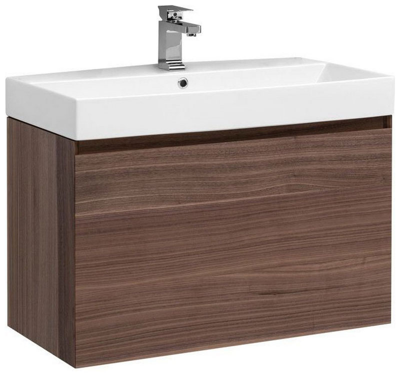 Изображение товара Тумба под раковину Aquanet Нью-Йорк 85 орех напольная/подвесная