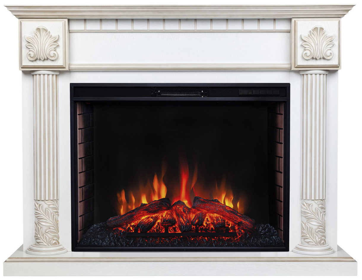 Изображение товара Каминокомплект Realflame IMPERIA 33 WT EPSILON 33 с электрического очага и классическим дизайном