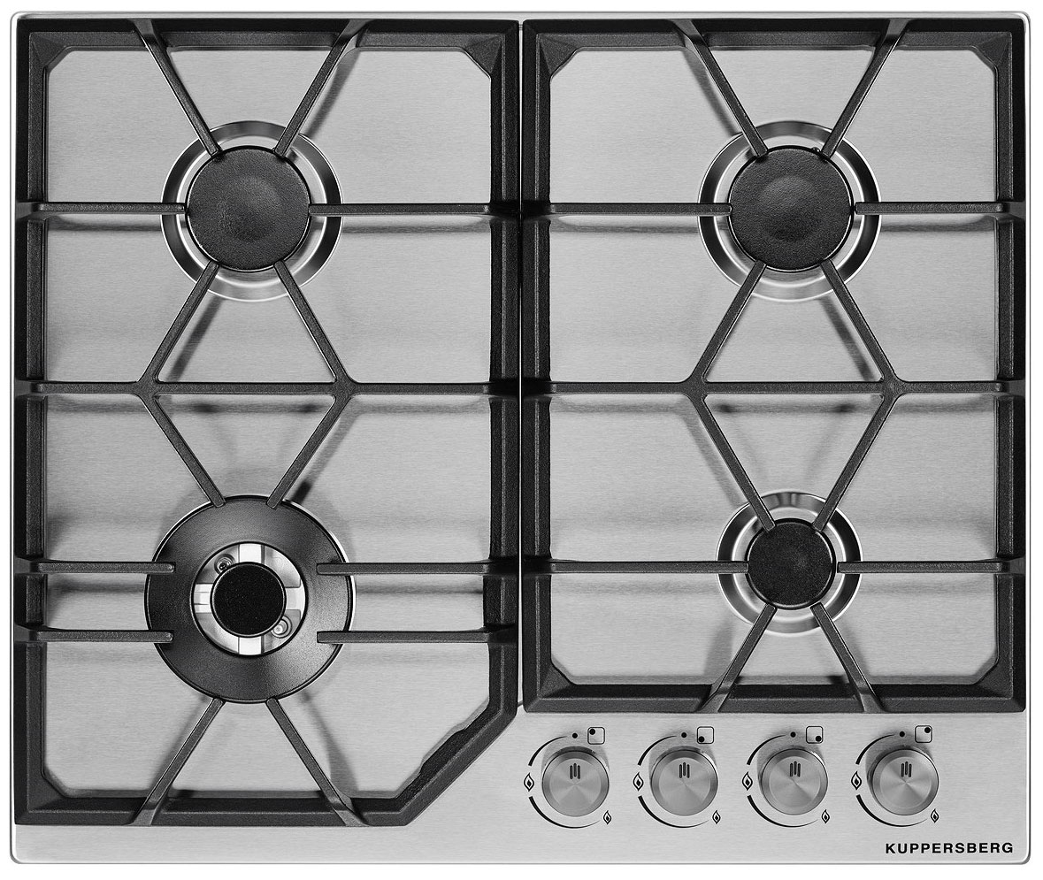 Изображение товара Газовая варочная панель Kuppersberg FS 62 X 4 конфорки нержавеющая сталь