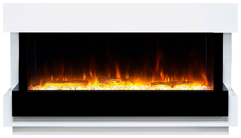 Изображение товара Каминокомплект Royal Flame Cube с очагом Astra 50 белым с черным