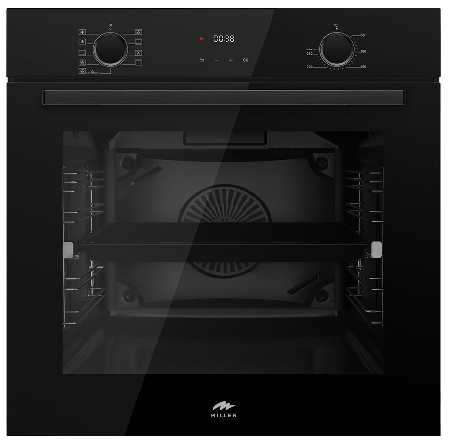 Изображение товара Электрический духовой шкаф Millen MEO 6003 BB черный с конвекцией и функцией самоочистки