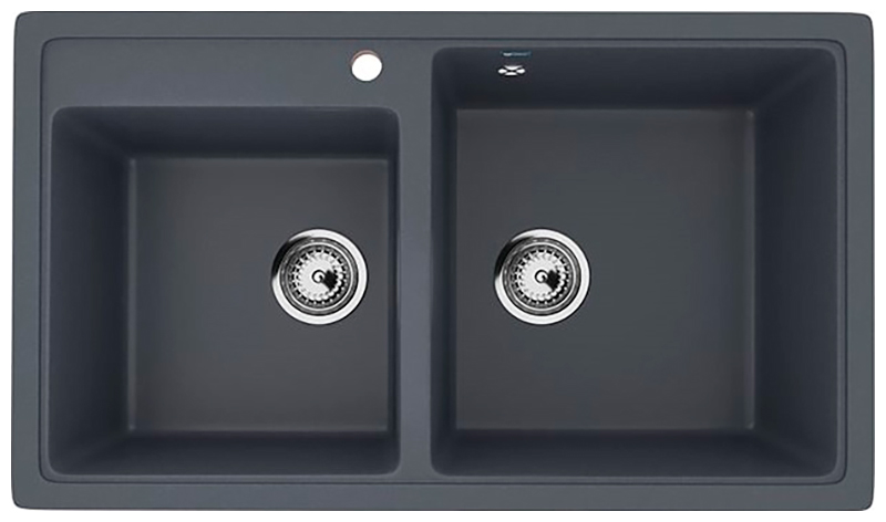 Изображение товара Кухонная мойка из искусственного камня Ulgran U-200/антрацит U-200-343
