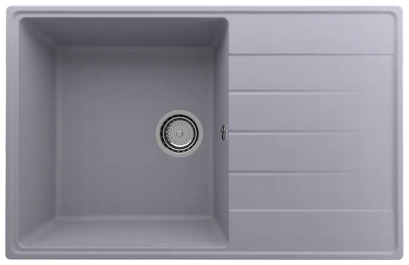 

Кухонная мойка Ulgran Quartz Prima/бетон Prima 780-05, Серый