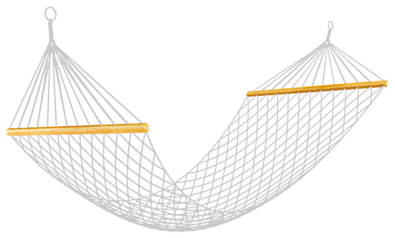 Изображение товара Гамак Ecos Ham-20 004974 200х80см хлопок с деревянными планками