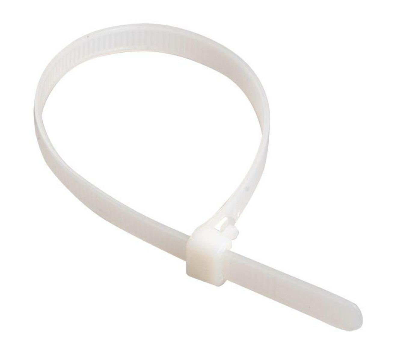 Изображение товара IEK Хомут кабельный нейлон 7 6x500 белый упаковка 100 шт