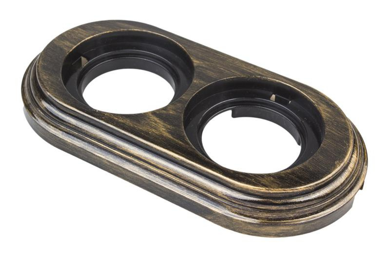 Изображение товара Декоративная рамка для электроприборов Bironi Лизетта ретро бронзовая