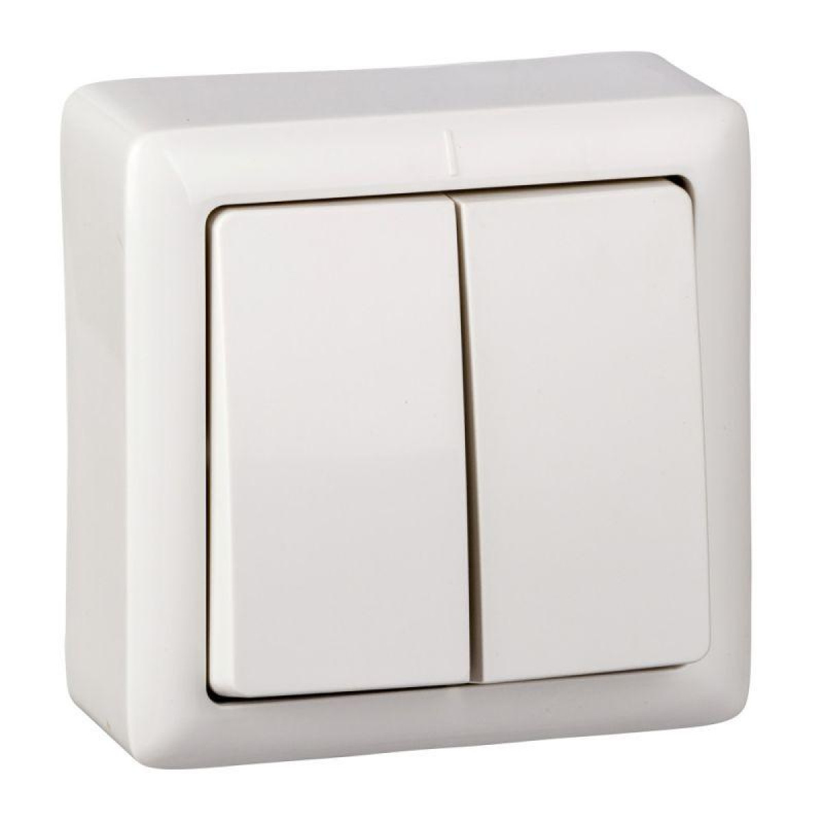 Изображение товара Выключатель 2-кл. ОП Хит 6А IP20 белый Systeme Electric