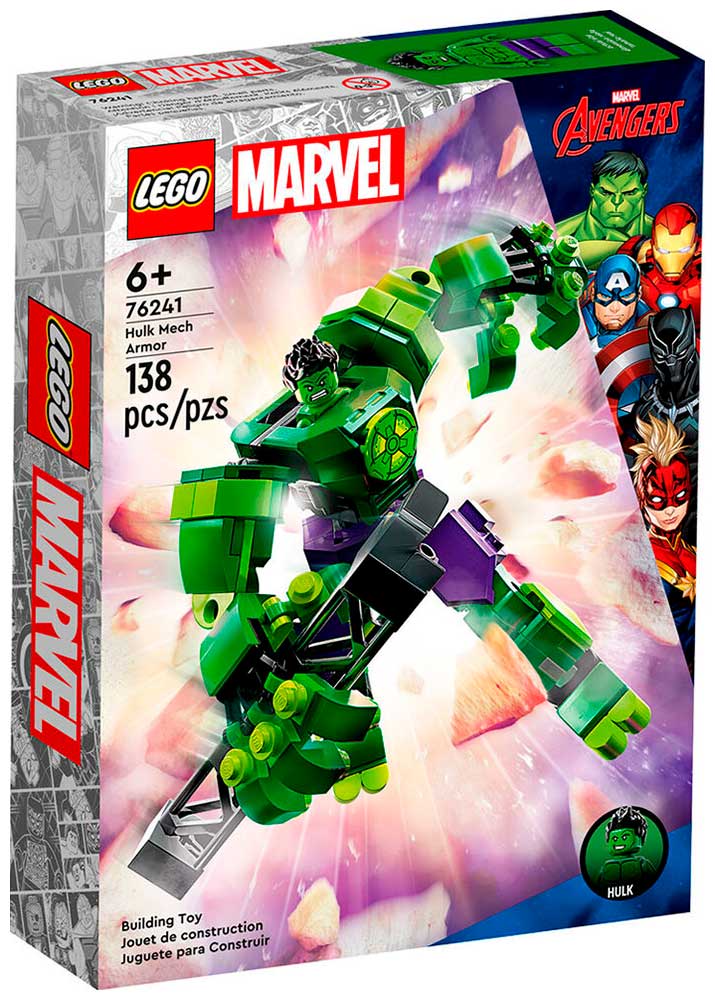 Конструктор Lego Super Heroes Халк: робот 76241 конструктор lego super heroes 76161 1989 batwing