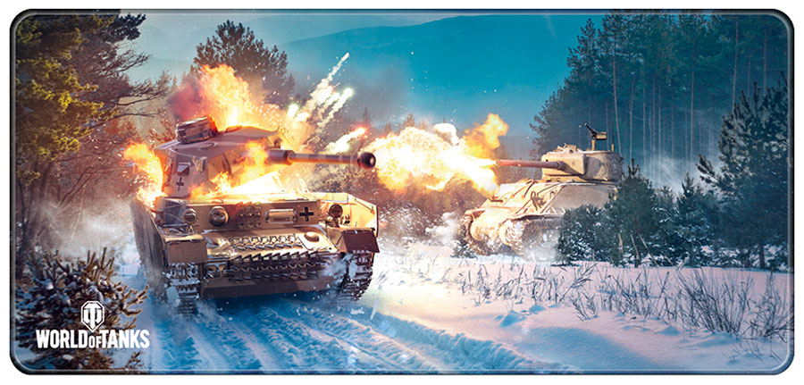 пазл 1000 эл wargaming net world of warplanes wargaming арт 79614 Коврик для мыши Wargaming World of Tanks Battle of Bulge XL
