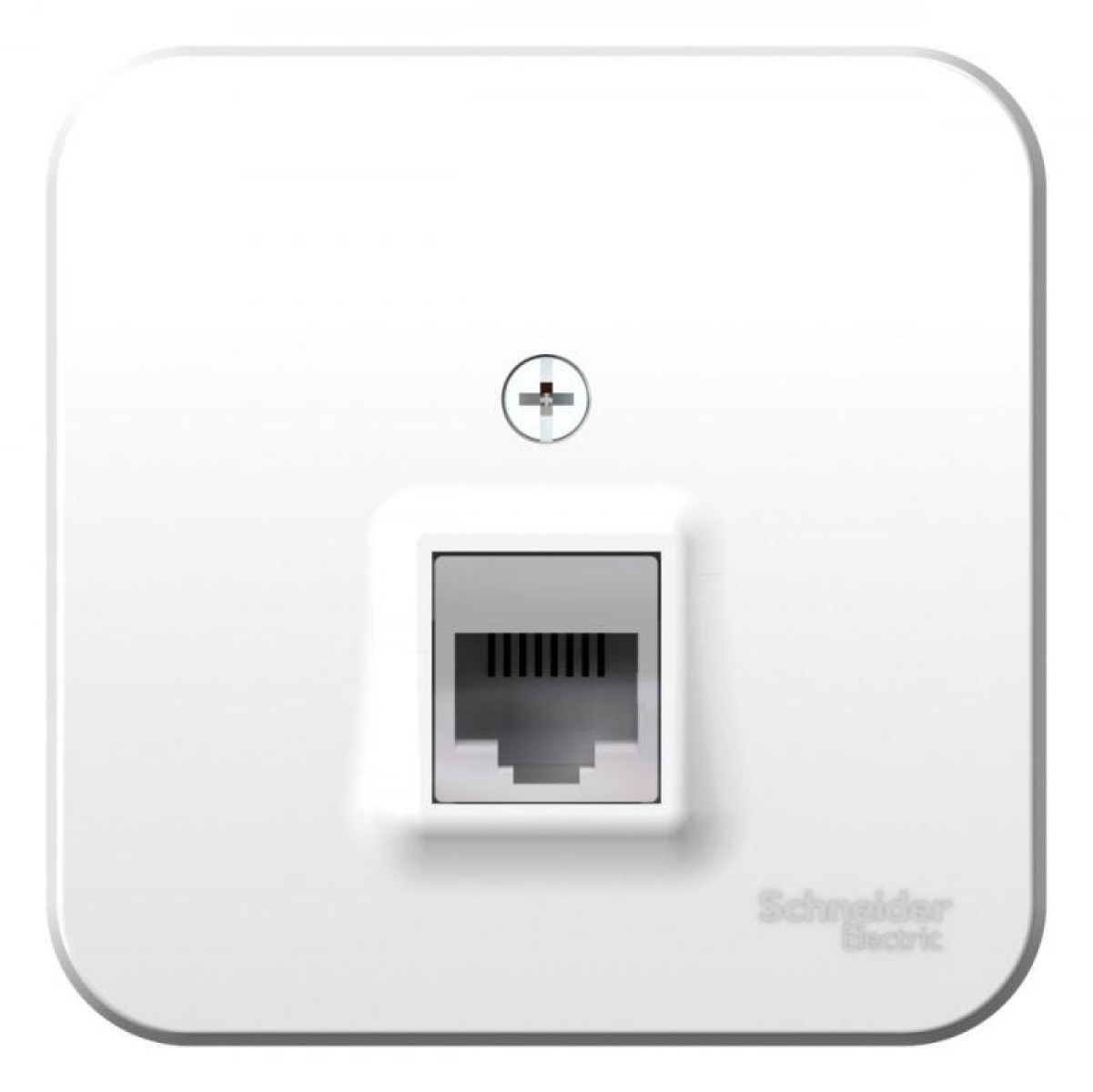 Изображение товара Розетка телефонная 1-м ОП Blanca RJ11 с изолирующей пластиной Systeme Electric