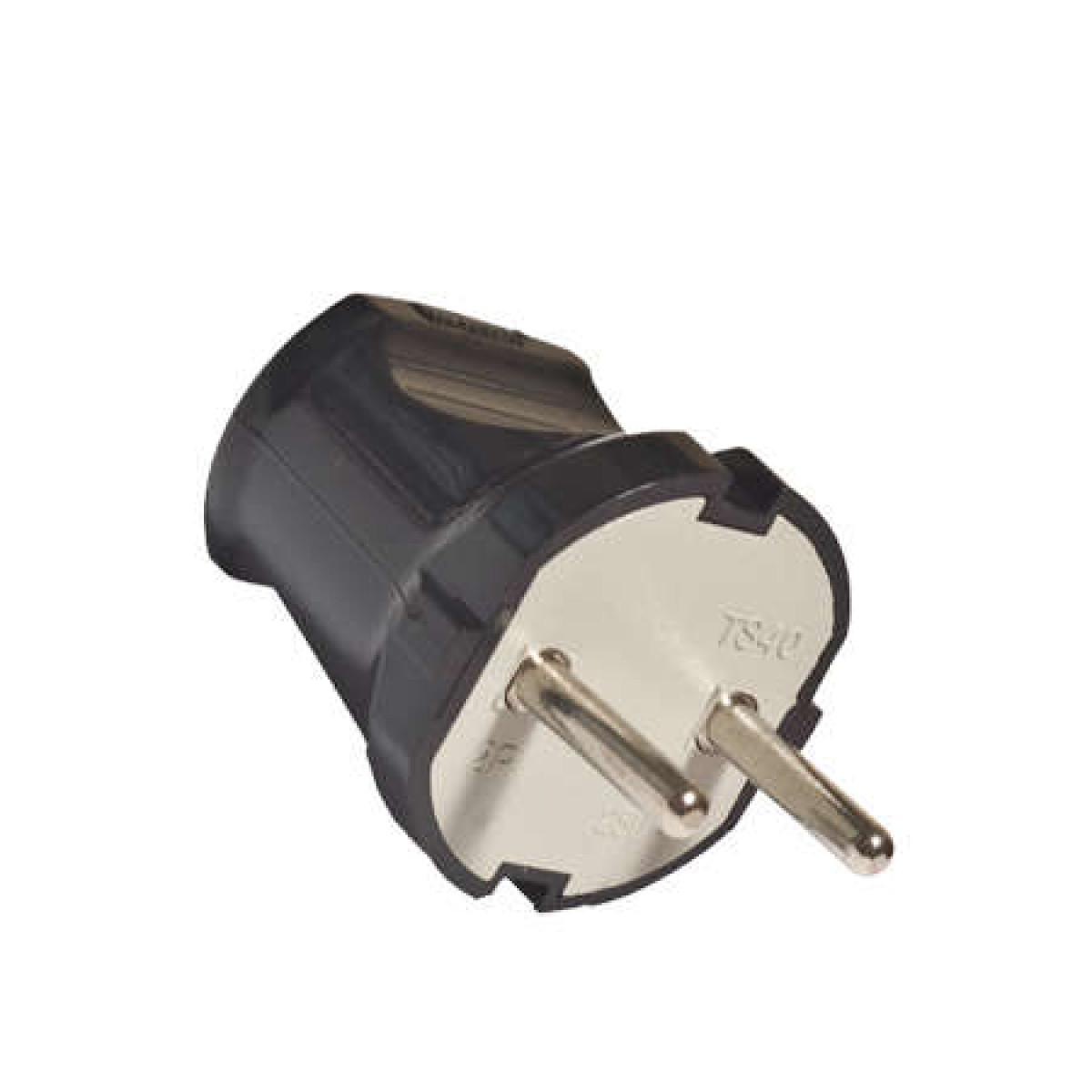 Изображение товара Универсальная электрическая вилка 6А 250В еврослот IP20 Российская Федерация