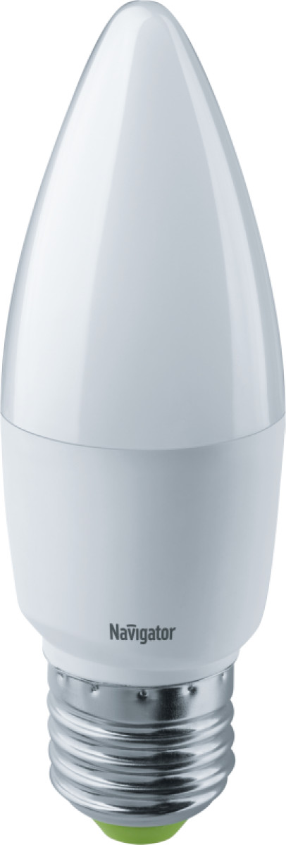 Изображение товара Светодиодная лампа Navigator свеча 8.5 Вт 2700K E27 белая