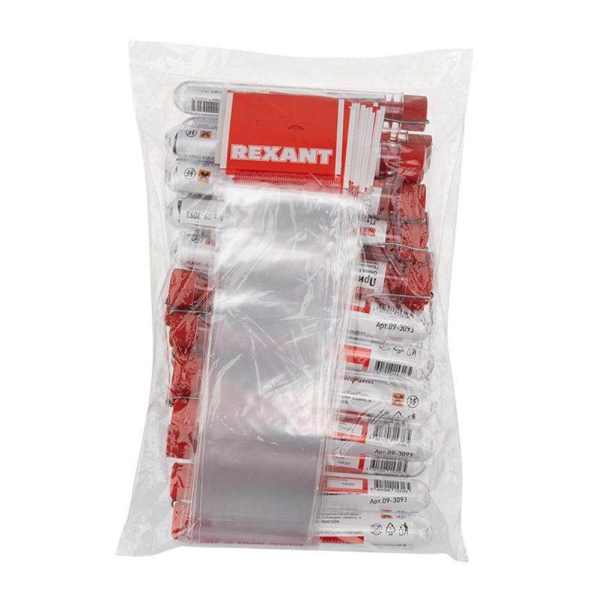 Изображение товара Припой без канифоли Rexant ПОС-61 10г d1.0мм (Sn61 Pb39) колба