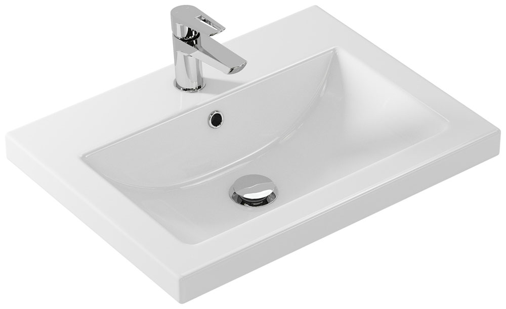 Раковина мебельная Cersanit COMO 60 1 отв. S-UM-COM60/1-w