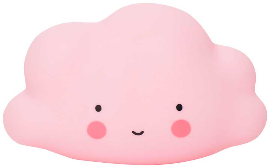 Ночник детский Lats облако розовое милый миниатюрный мультяшный ночник в форме кошки мягкий силиконовый ночсветильник для декора детской комнаты
