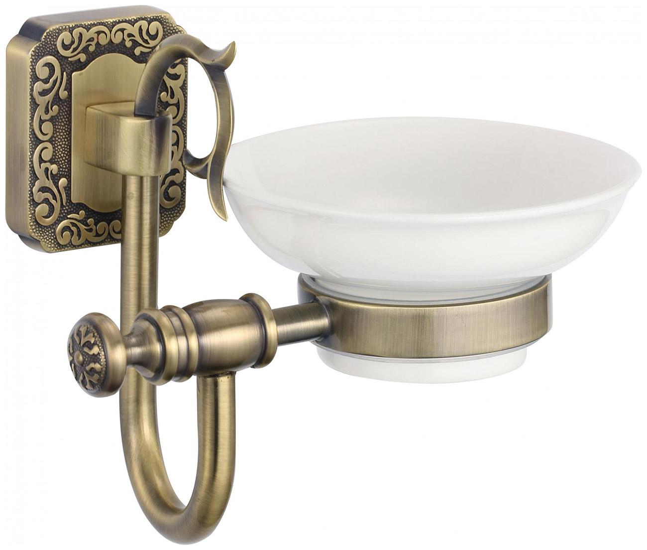 Изображение товара Мыльница керамическая Savol с настенным держателем 64 (S-006459)