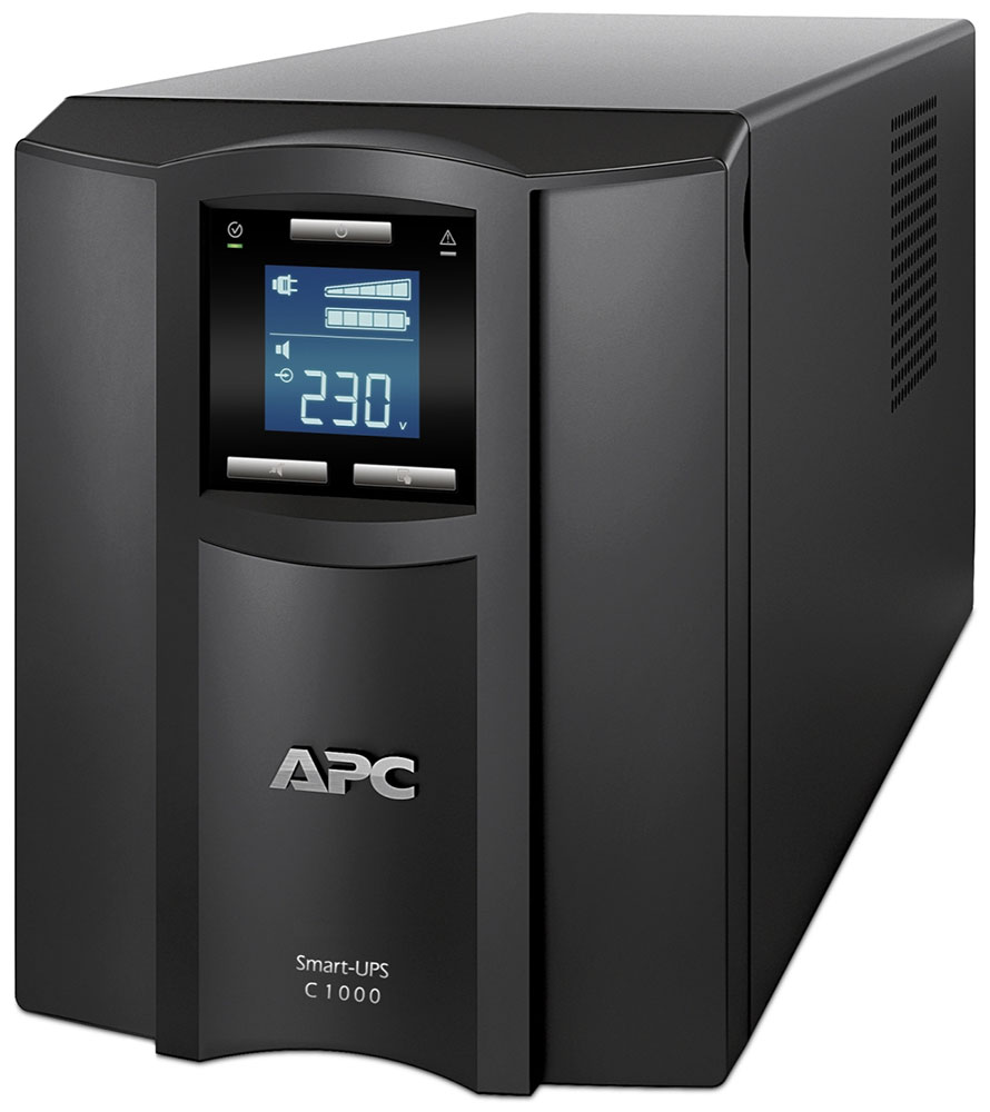 

Источник бесперебойного питания APC Smart-UPS SMC1000IС, черный