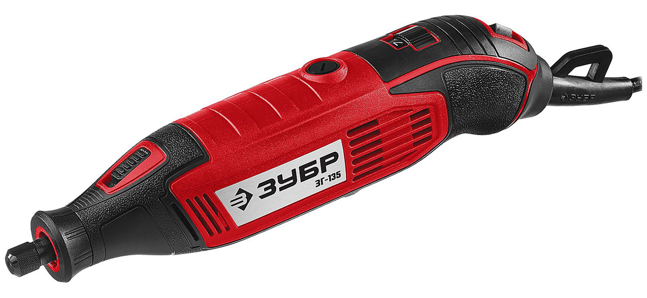 Изображение товара Электрический гравер Зубр 135 Вт для резки сверления полирования