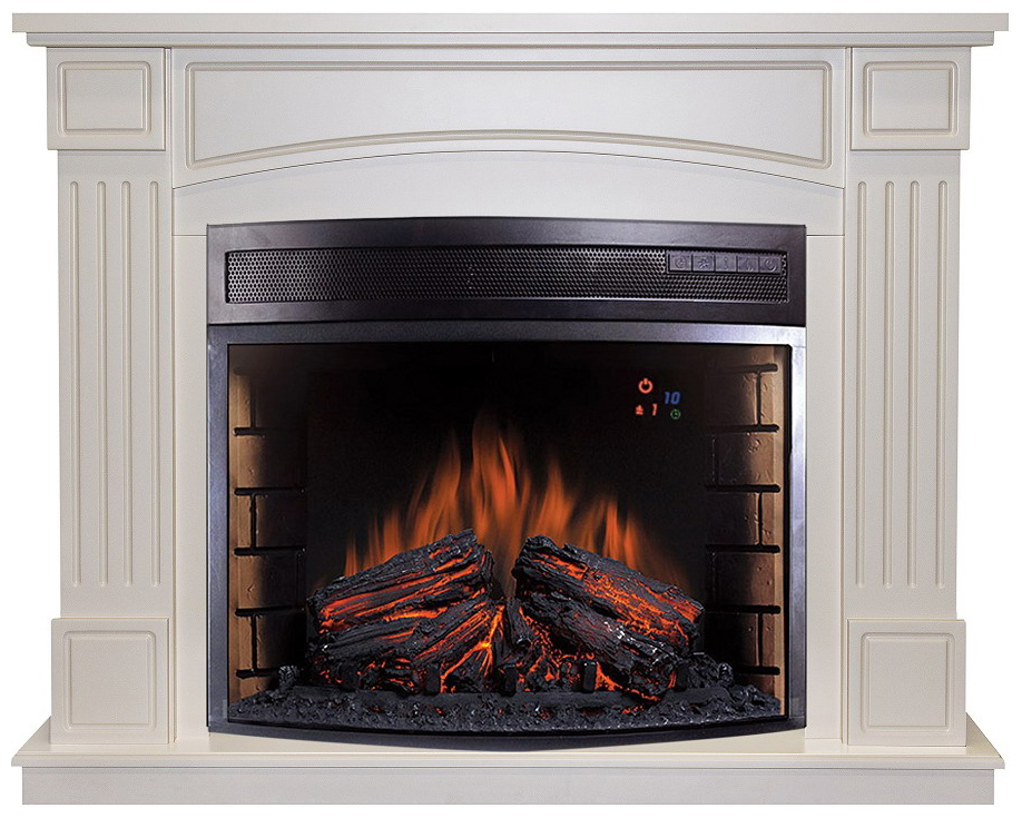 Изображение товара Каминокомплект Royal Flame Boston Dioramic 28 с очагом и эффектами алебастр