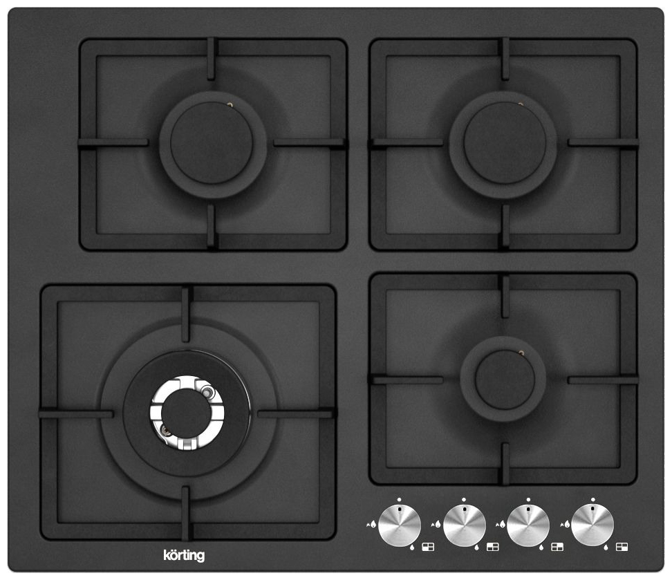 Встраиваемая газовая варочная панель Korting HG 697 CTN Встраиваемая газовая варочная панель Korting HG 697 CTN