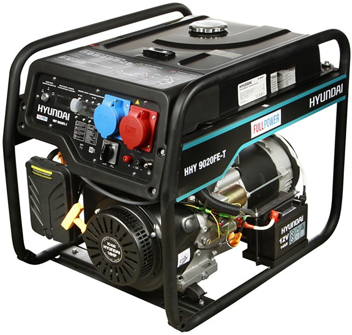 Изображение товара Электрический генератор и электростанция Hyundai HHY 9020FE-T