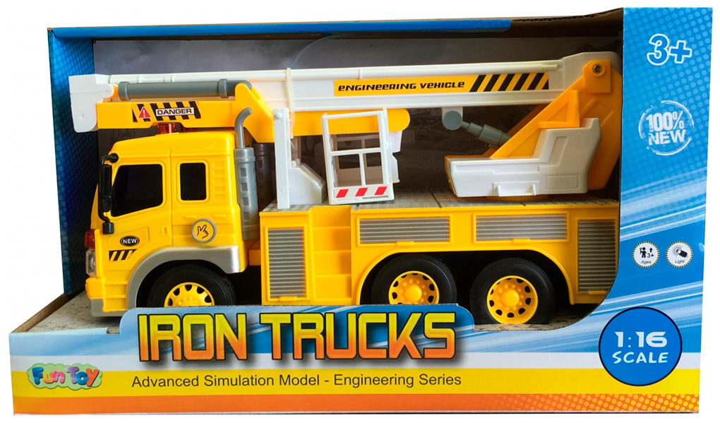 Машинка Fun Toy Грузовик инерционный, электромеханический 44404/10 грузовик fun toy инерционный электромеханический 44404