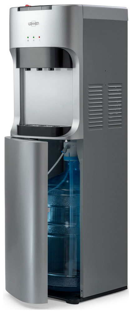 Кулер для воды Vatten L45SK матовый смеситель из нержавеющей стали черный кухонный кран с высокой дугой и поворотом на 360 градусов для холодной и горячей воды креплен