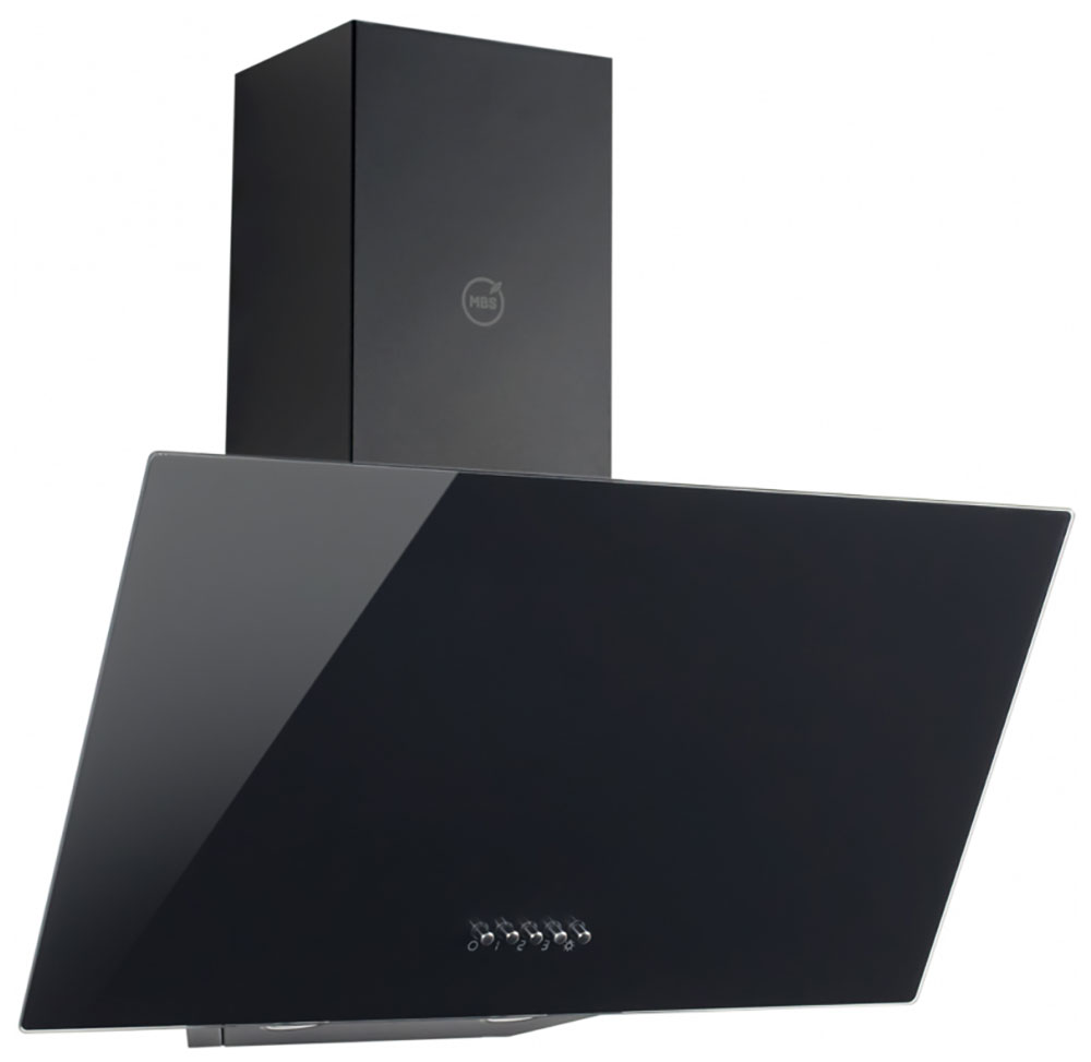 Изображение товара Вытяжка MBS ALPINIA 160 GLASS BLACK наклонная кухонная